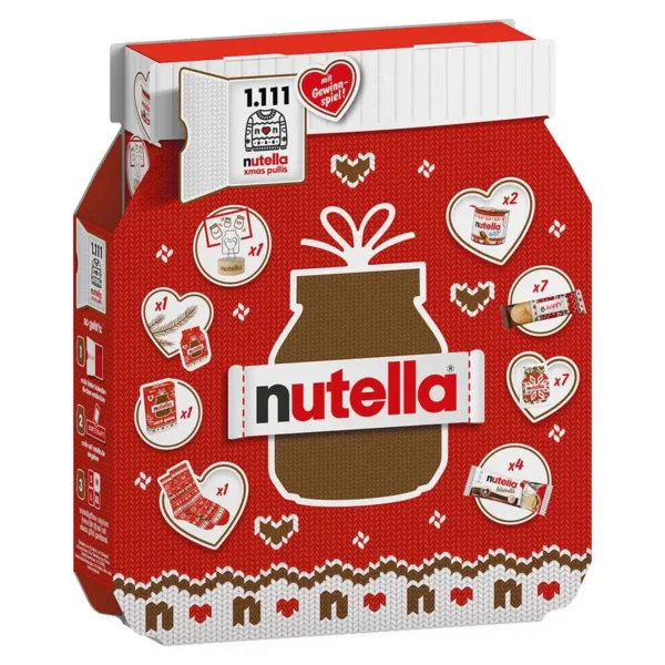 Адвент-календарь Nutella с ореховой пастой