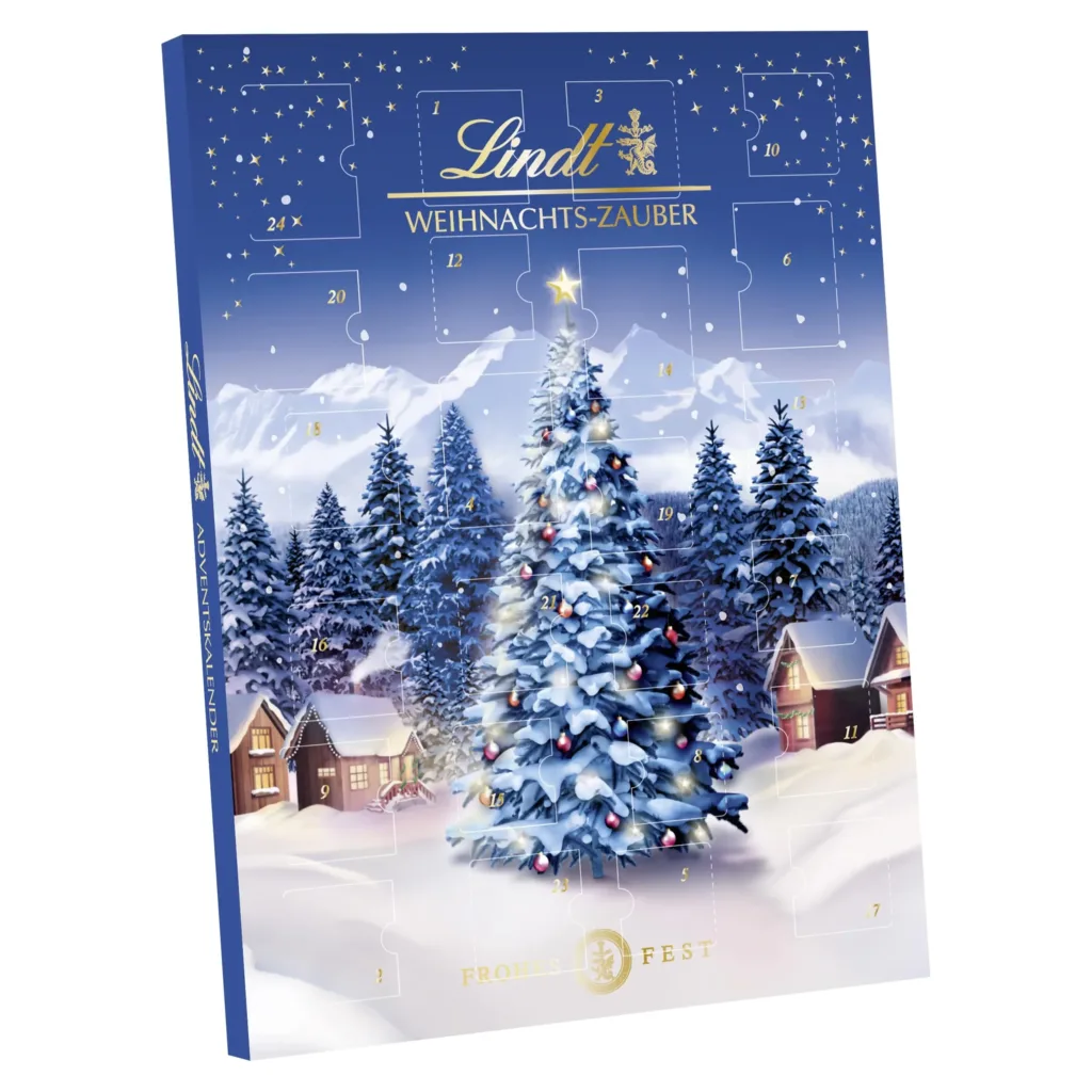 Lindt pralinių advento kalendorius - Kalėdų žavesys