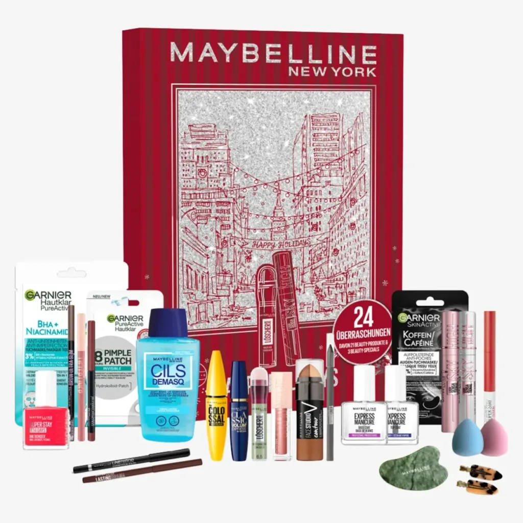 Maybelline New York kosmetikos advento kalendorius - 24 langeliai