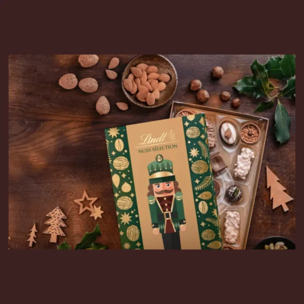 Lindt riešutų šokolado advento kalendorius - Nuss Sélection