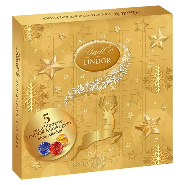 Адвент-календарь Lindt Lindor с шоколадными шариками