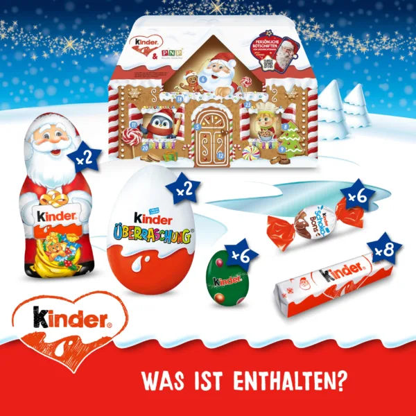 Kinder Mix 3D namelio advento kalendorius