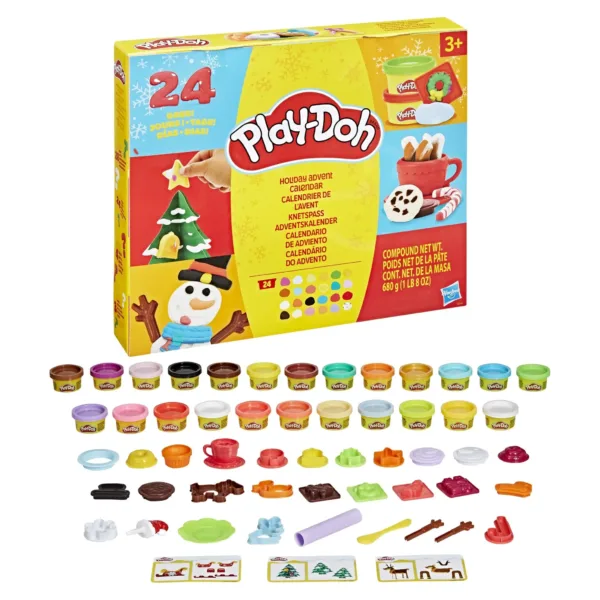 Адвент-календарь Play-Doh с пластилином
