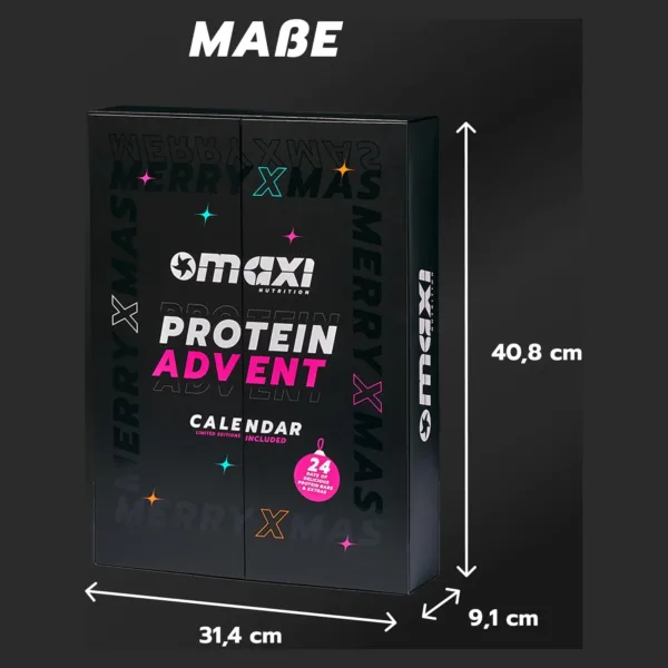 MaxiNutrition baltyminių batonėlių advento kalendorius