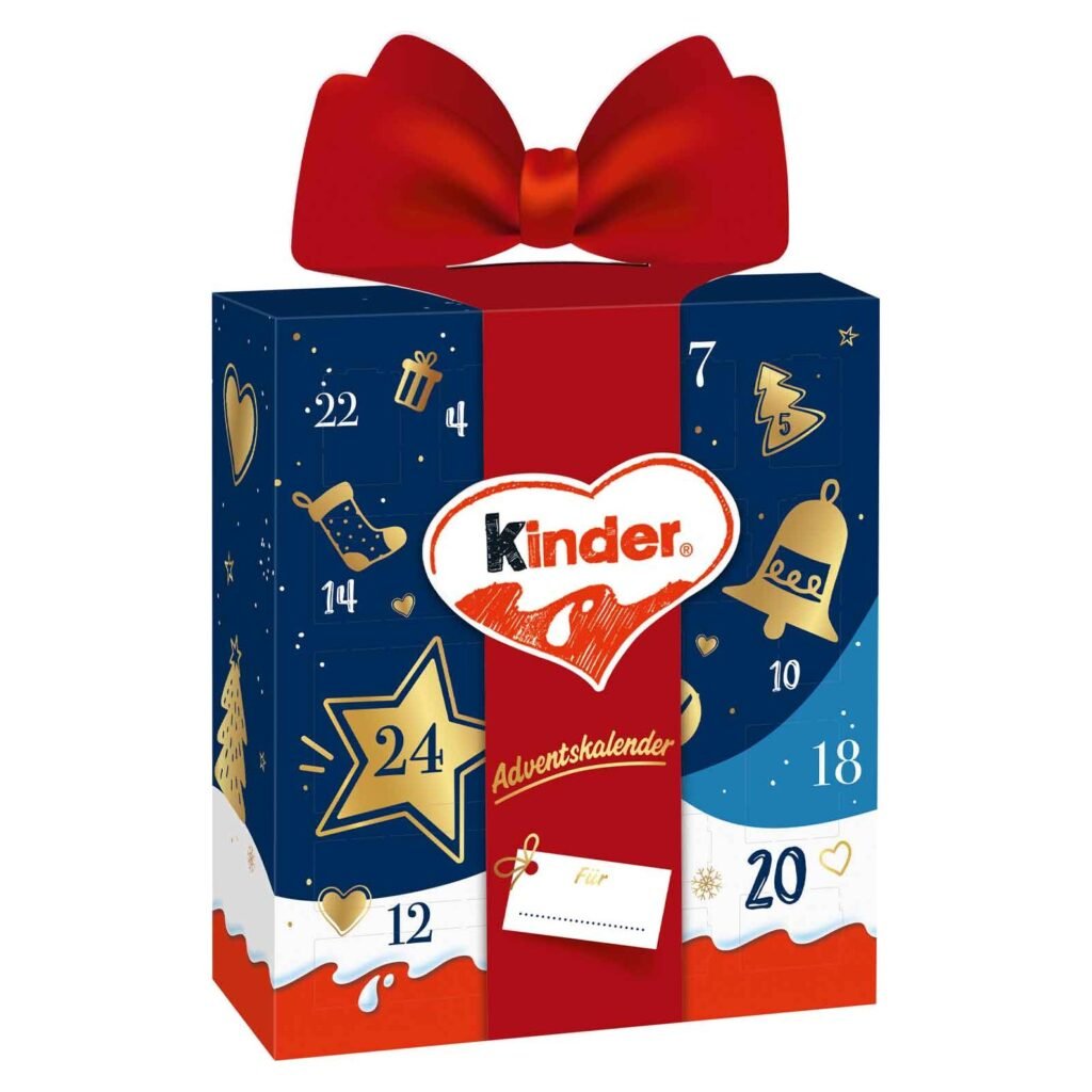 Kinder šokolado advento kalendorius - Mix dovanų dėžutė