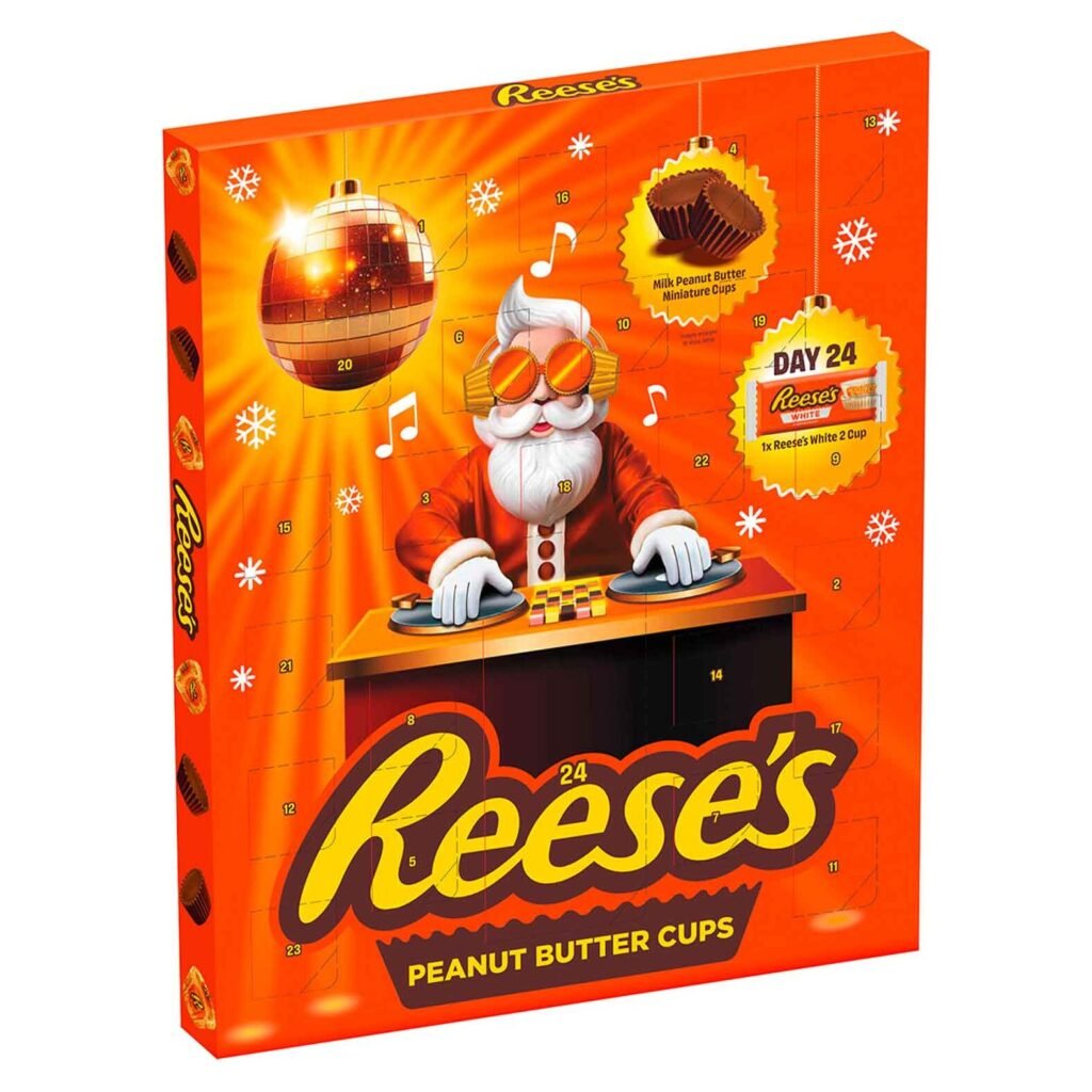 Reese's žemės riešutų sviesto advento kalendorius