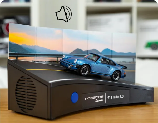 Porsche 911 Turbo advento kalendorius - modelis 1:43 su garsu